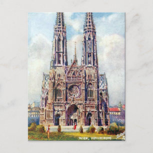 Carte postale ancienne - Votivkirche, Vienne, Autr