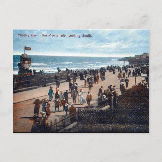 Carte postale ancienne - Whitley Bay (Devant)