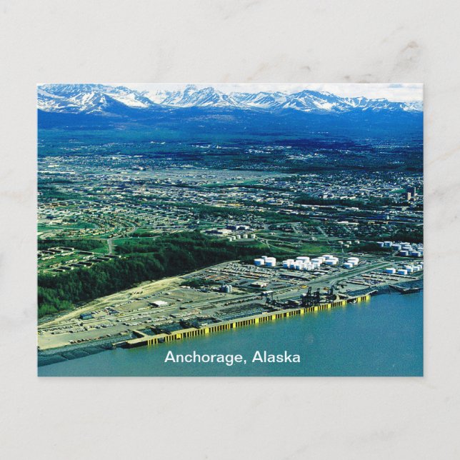 Carte Postale Ancrage, Vue Alaska (Devant)