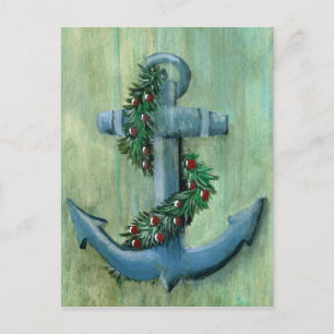Carte Postale Ancre et Garland