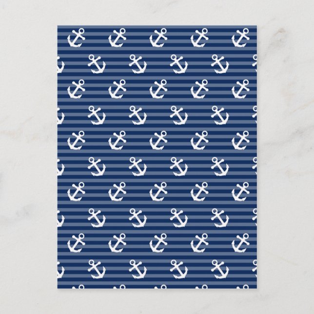 Carte Postale Ancres inclinées (Devant)