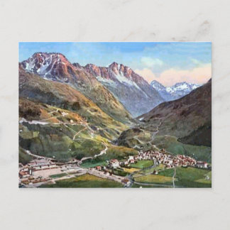 Carte Postale Andermatt, St Gotthard 1924