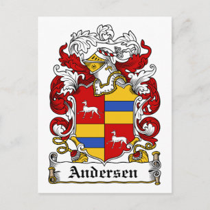 Carte Postale Andersen Family Crest