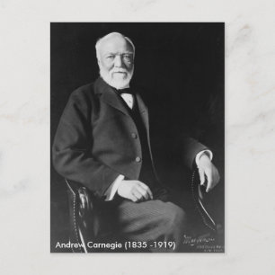 Carte postale Andrew Carnegie