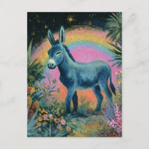 Carte Postale Âne Magnifique