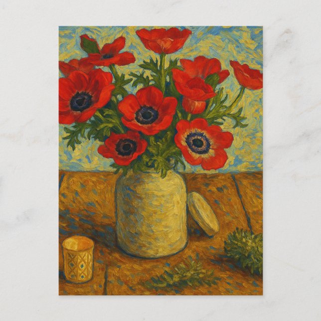 Carte postale Anemones (Devant)