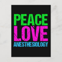 Anesthésiologie de l'amour pour la paix