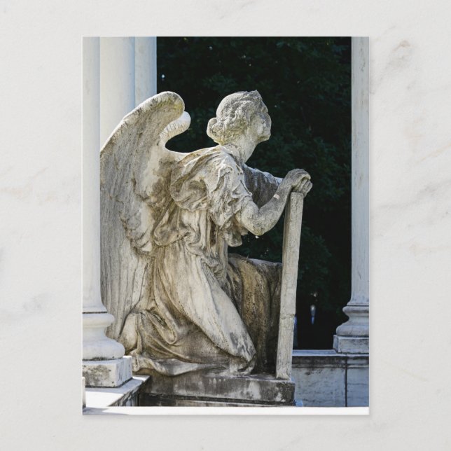 Carte postale Ange Ange Ancien Cimetière Repose (Devant)