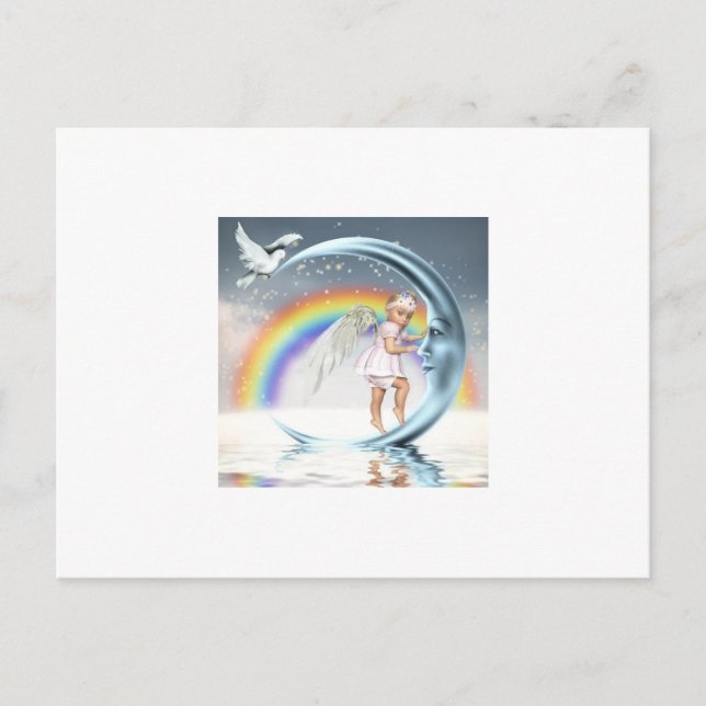 Carte Postale Ange bébé (Devant)
