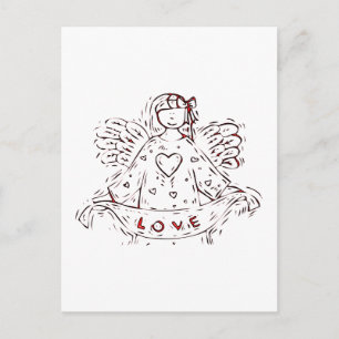 Carte Postale Ange d'amour
