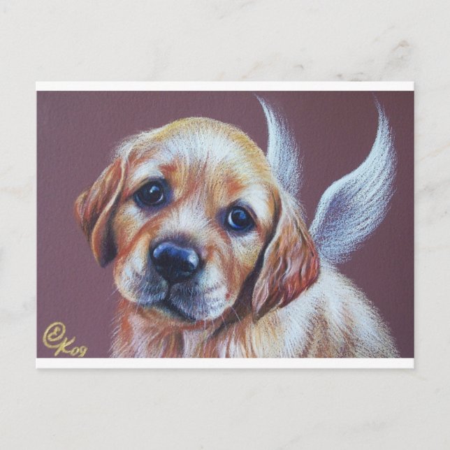 Carte Postale Ange d'or (Devant)