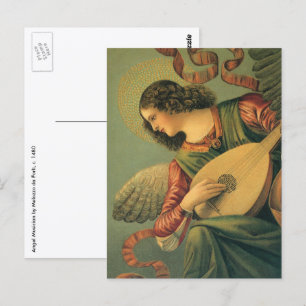 Carte Postale Ange Musicien, Melozzo da Forli, Art de la Renaiss