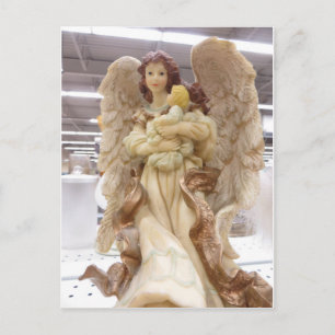 Carte Postale Ange tenant un enfant