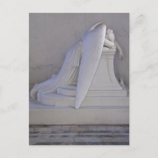 Carte postale Ange unique (vue latérale)