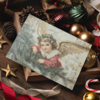 Ange Vintage Découpage Noël