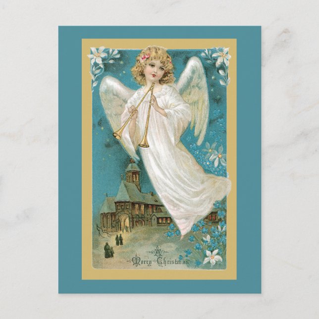 Carte Postale Angel avec cornes (Devant)