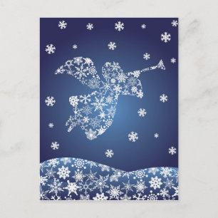 Carte postale Angel avec trompette