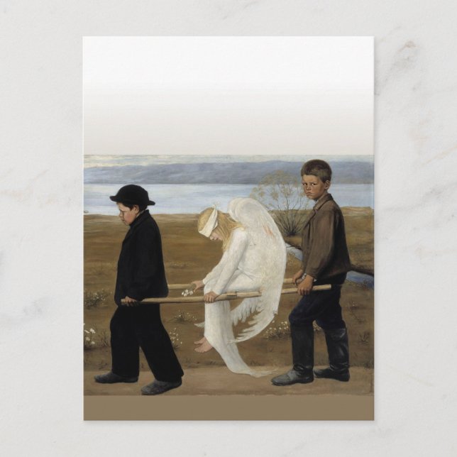 Carte Postale Angel blessé (Devant)