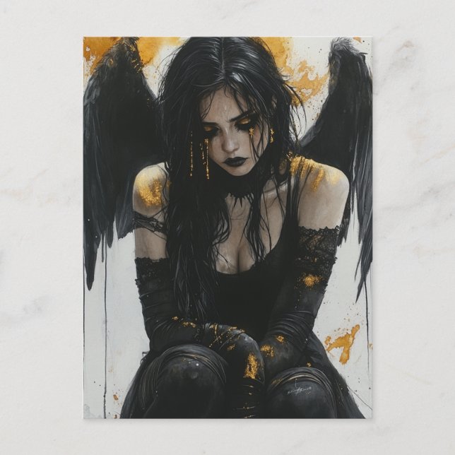Carte Postale Angel foncé (Devant)