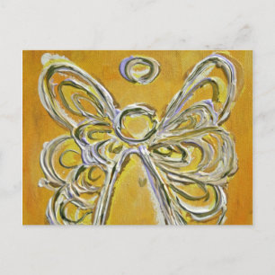 Carte postale Angel jaune
