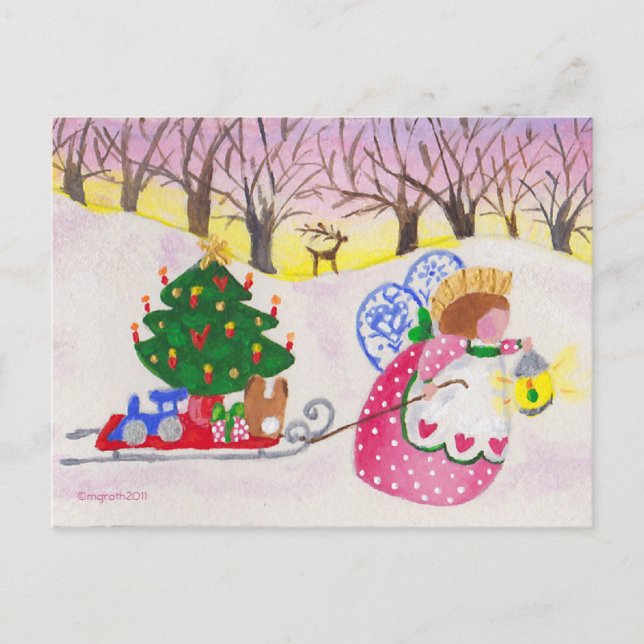 Carte postale Angel Pulling (Devant)