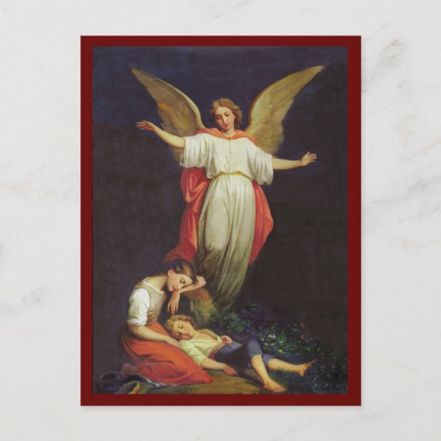 Carte Postale Angel victorien Guardian (Devant)