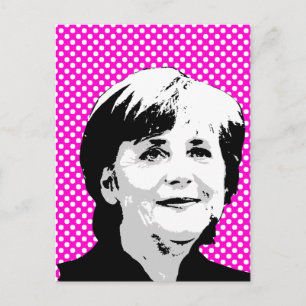 Carte Postale Angela Merkel