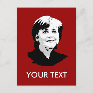Carte Postale Angela Merkel