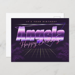 Carte Postale Angela Name