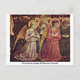 Carte Postale Angels De Culte De Benozzo Gozzoli