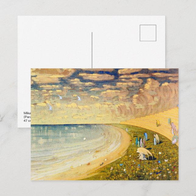 Carte Postale Angels (Paradis) | Mikalojus Ciurlionis | (Devant / Derrière)