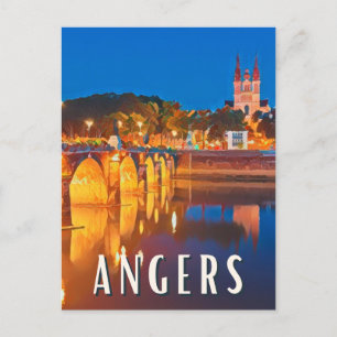 Carte Postale Angers Photo Vintage 