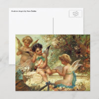 Anges musiciens par Hans Zatzka, Victorian Fine Ar