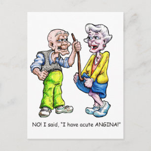 Carte Postale Angine aiguë