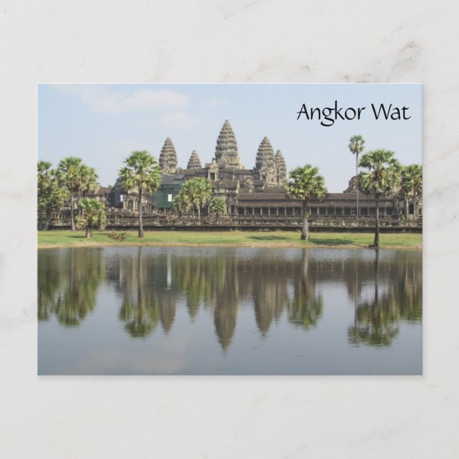 Carte Postale angkor ce qui se reflétait (Devant)