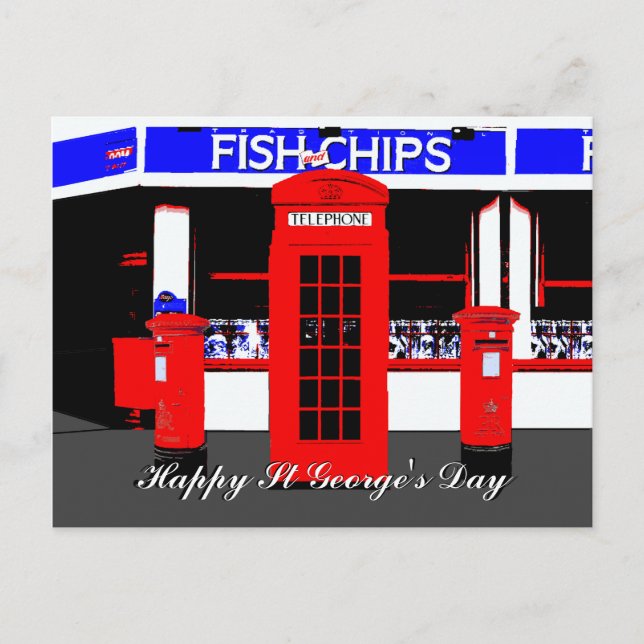 Carte postale anglaise Icons Saint Georges (Devant)