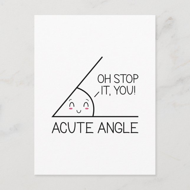 Carte Postale Angle aigu (Devant)