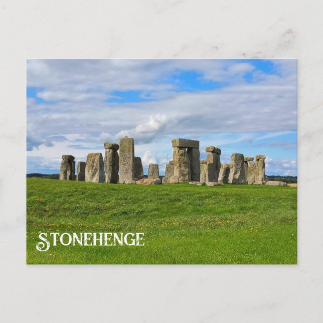 Carte Postale Angleterre de Stonehenge (Devant)