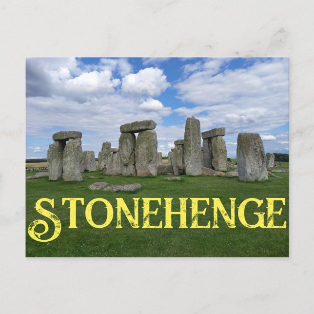 Carte Postale Angleterre de Stonehenge (Devant)