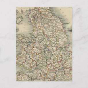 Carte Postale Angleterre et Pays de Galles