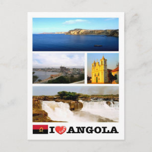 Carte Postale Angola - I Love -