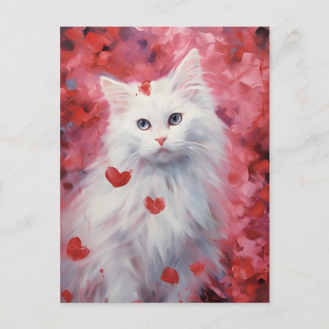 Carte Postale Angora turque Saint-Valentin (Devant)