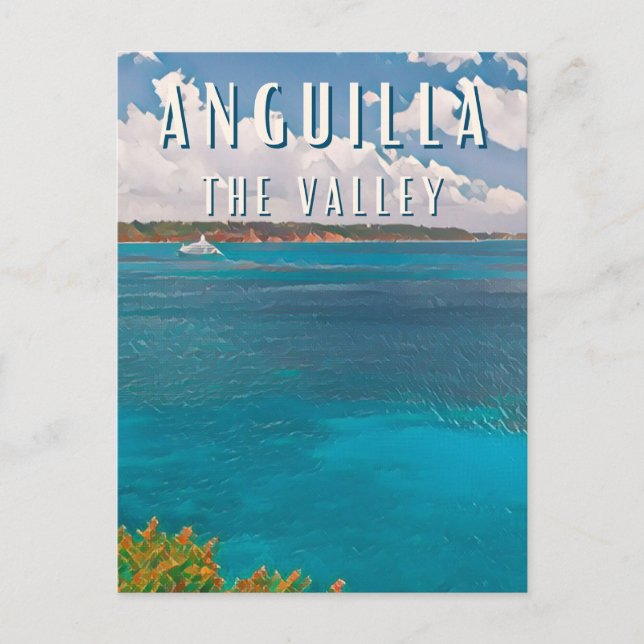 Carte Postale Anguilla: L'île paradisiaque aux plages de rêve (Devant)