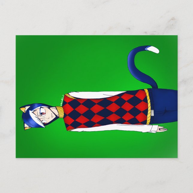 Carte postale Animal Crossing Humanized Rover (Devant)