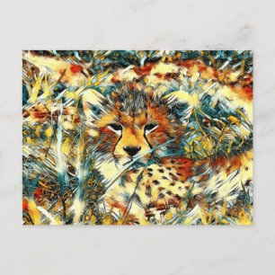 Carte Postale AnimalArt_Cheetah_005