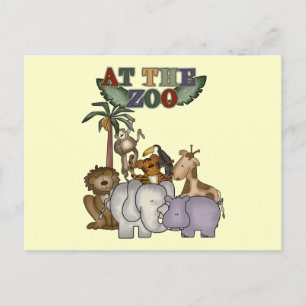 Carte Postale Animaux au Zoo Tshirts et cadeaux