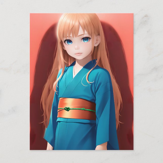 Carte Postale Anime Girl 040 (Devant)