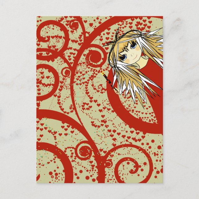 Carte Postale Anime Love - Personnaliser (Devant)