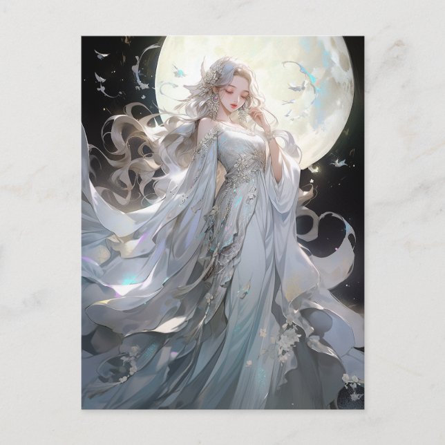 Carte Postale Anime Moon Princess Imaginaire Art (Devant)