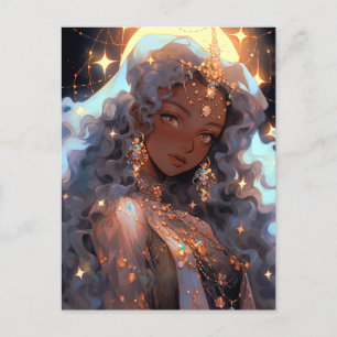 Carte Postale Anime Princess Imaginaire Art